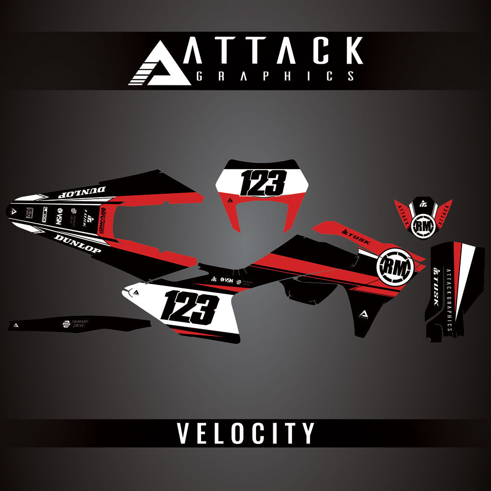 Attack Graphics Custom Velocity Complete Bike Graphics Kit#206982-P1