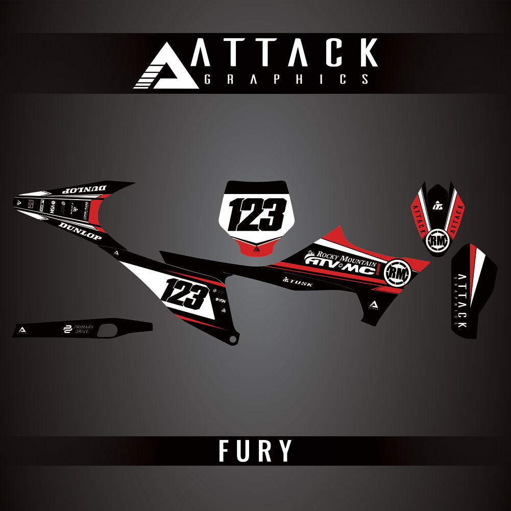 Attack Graphics Custom Velocity Complete Bike Graphics Kit#206982-P1