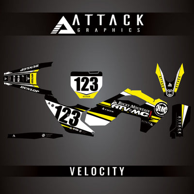 Attack Graphics Custom Velocity Complete Bike Graphics Kit#206982-P1