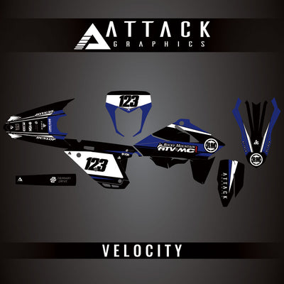 Attack Graphics Custom Velocity Complete Bike Graphics Kit#206982-P1