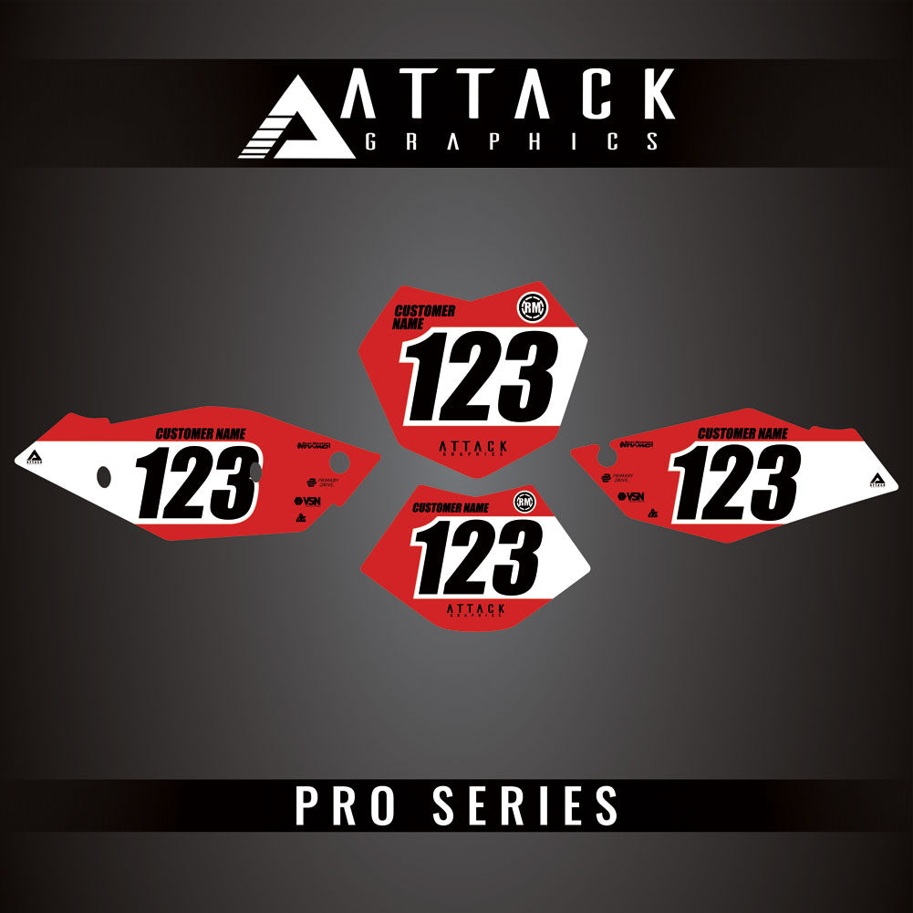 Attack Graphics Pro Series Number Plate Backgrounds#206985-P