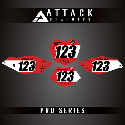 Attack Graphics Pro Series Number Plate Backgrounds#206985-P