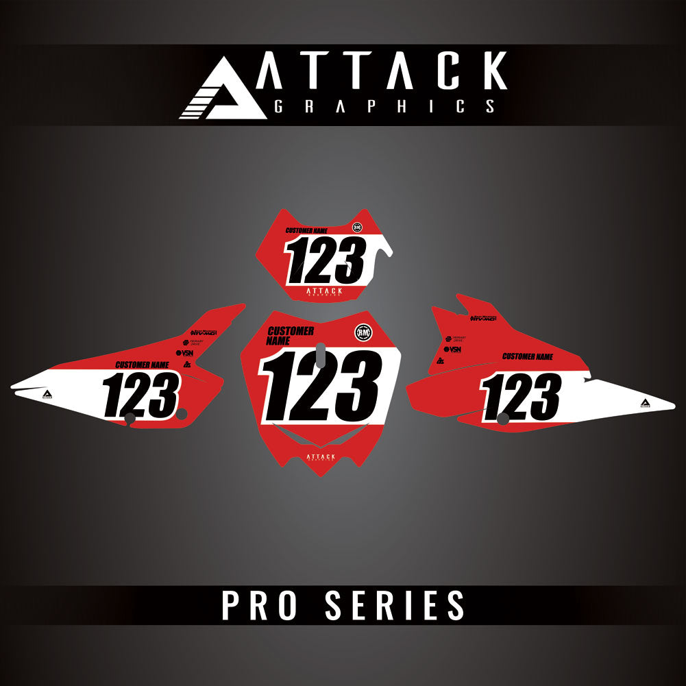 Attack Graphics Pro Series Number Plate Backgrounds#206985-P