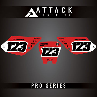 Attack Graphics Pro Series Number Plate Backgrounds#206985-P