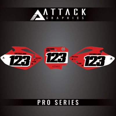 Attack Graphics Pro Series Number Plate Backgrounds#206985-P