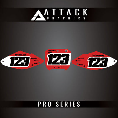 Attack Graphics Pro Series Number Plate Backgrounds#206985-P