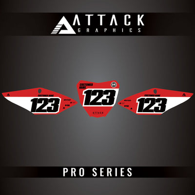 Attack Graphics Pro Series Number Plate Backgrounds#206985-P