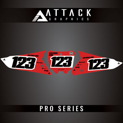 Attack Graphics Pro Series Number Plate Backgrounds#206985-P