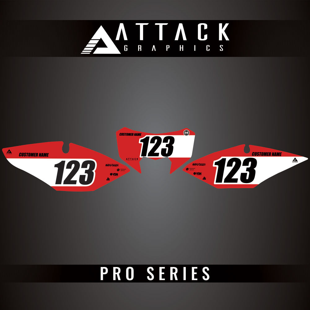 Attack Graphics Pro Series Number Plate Backgrounds#206985-P