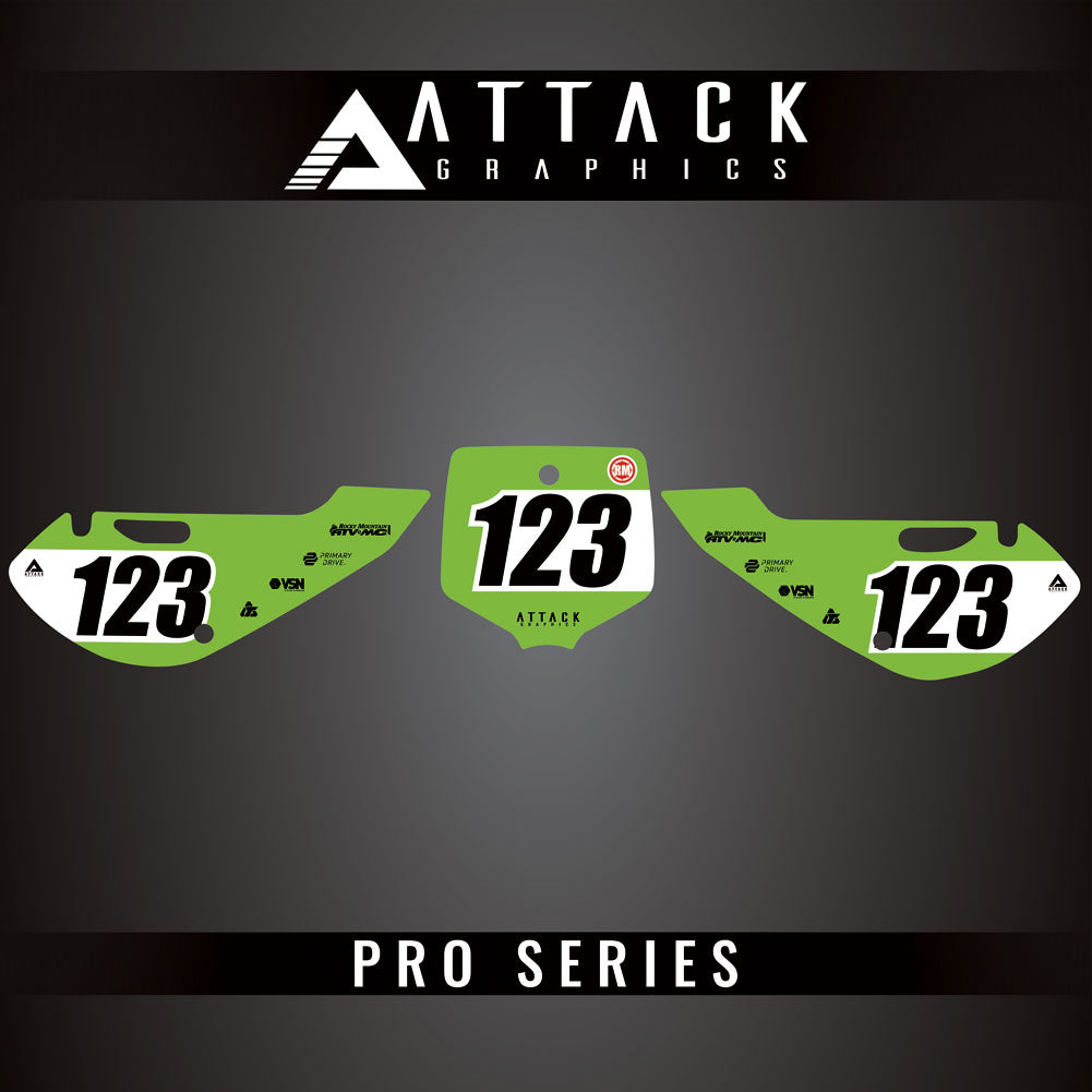 Attack Graphics Pro Series Number Plate Backgrounds#206985-P