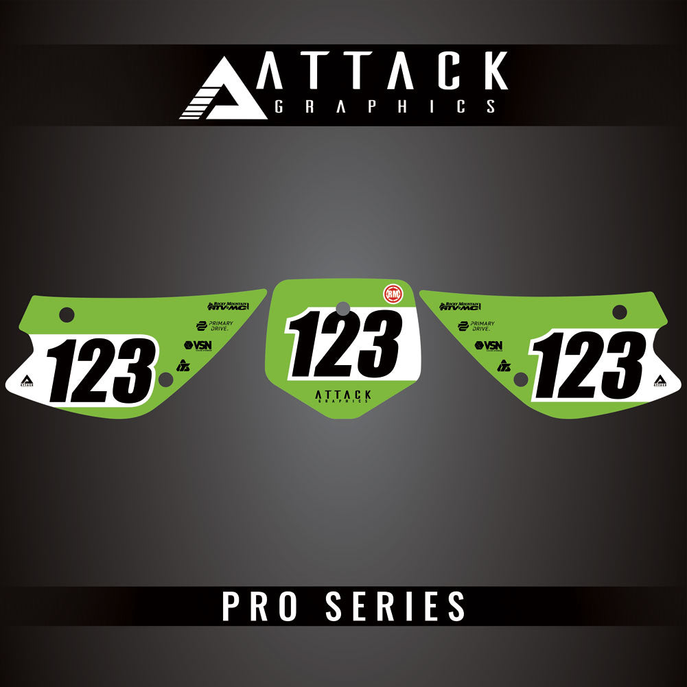 Attack Graphics Pro Series Number Plate Backgrounds#206985-P