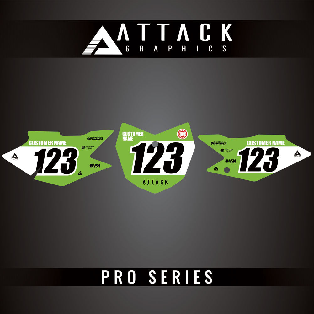 Attack Graphics Pro Series Number Plate Backgrounds#206985-P