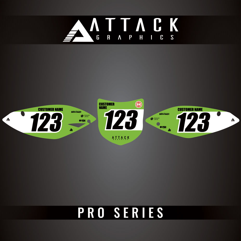 Attack Graphics Pro Series Number Plate Backgrounds#206985-P