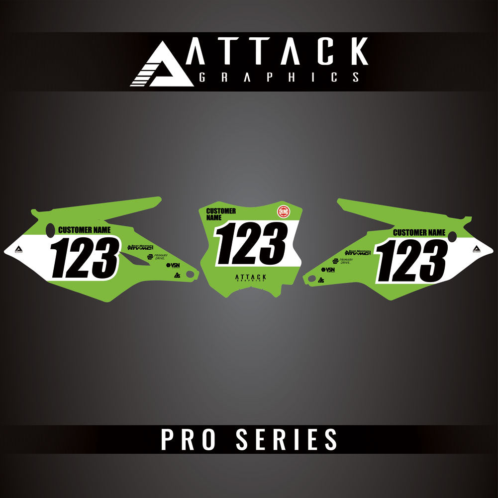 Attack Graphics Pro Series Number Plate Backgrounds#206985-P