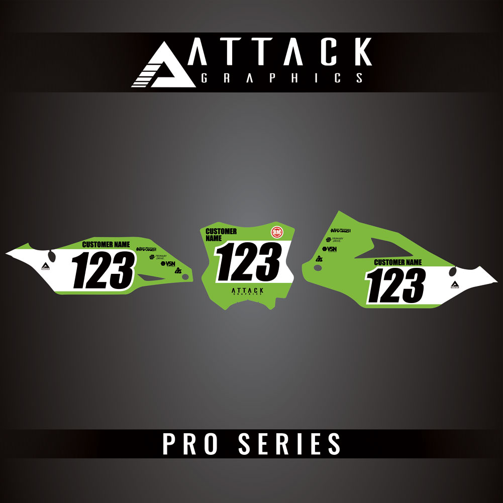 Attack Graphics Pro Series Number Plate Backgrounds#206985-P