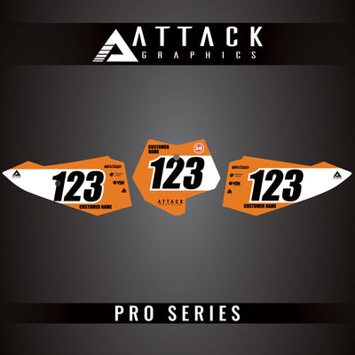 Attack Graphics Pro Series Number Plate Backgrounds#206985-P