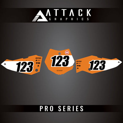 Attack Graphics Pro Series Number Plate Backgrounds#206985-P