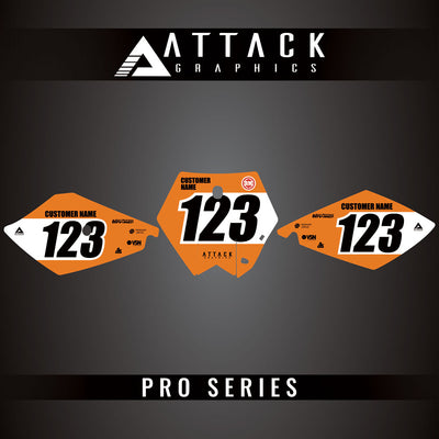 Attack Graphics Pro Series Number Plate Backgrounds#206985-P