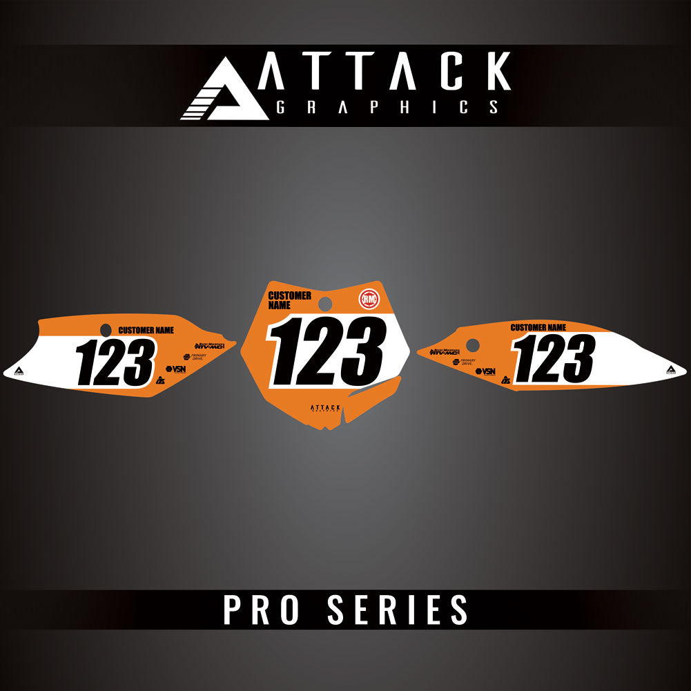 Attack Graphics Pro Series Number Plate Backgrounds#206985-P