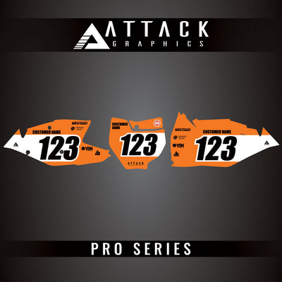 Attack Graphics Pro Series Number Plate Backgrounds#206985-P