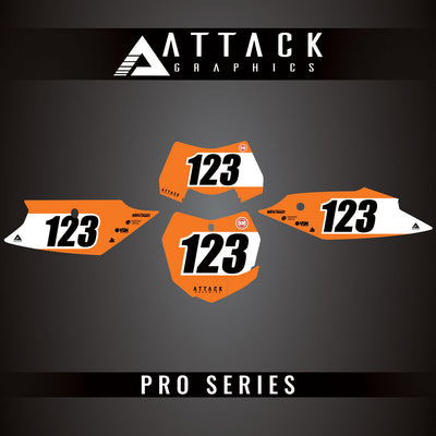 Attack Graphics Pro Series Number Plate Backgrounds#206985-P