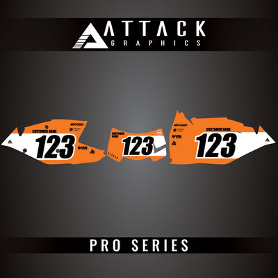 Attack Graphics Pro Series Number Plate Backgrounds#206985-P