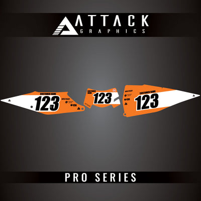 Attack Graphics Pro Series Number Plate Backgrounds#206985-P