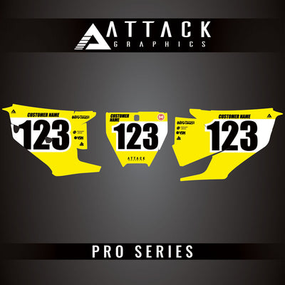 Attack Graphics Pro Series Number Plate Backgrounds#206985-P