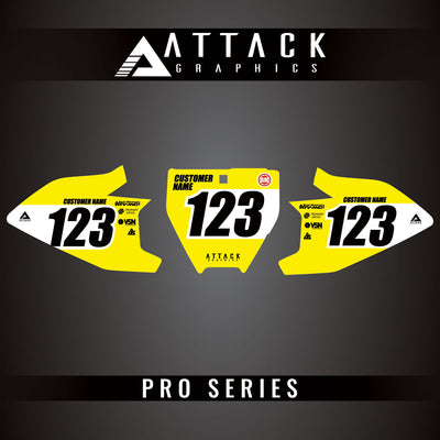 Attack Graphics Pro Series Number Plate Backgrounds#206985-P