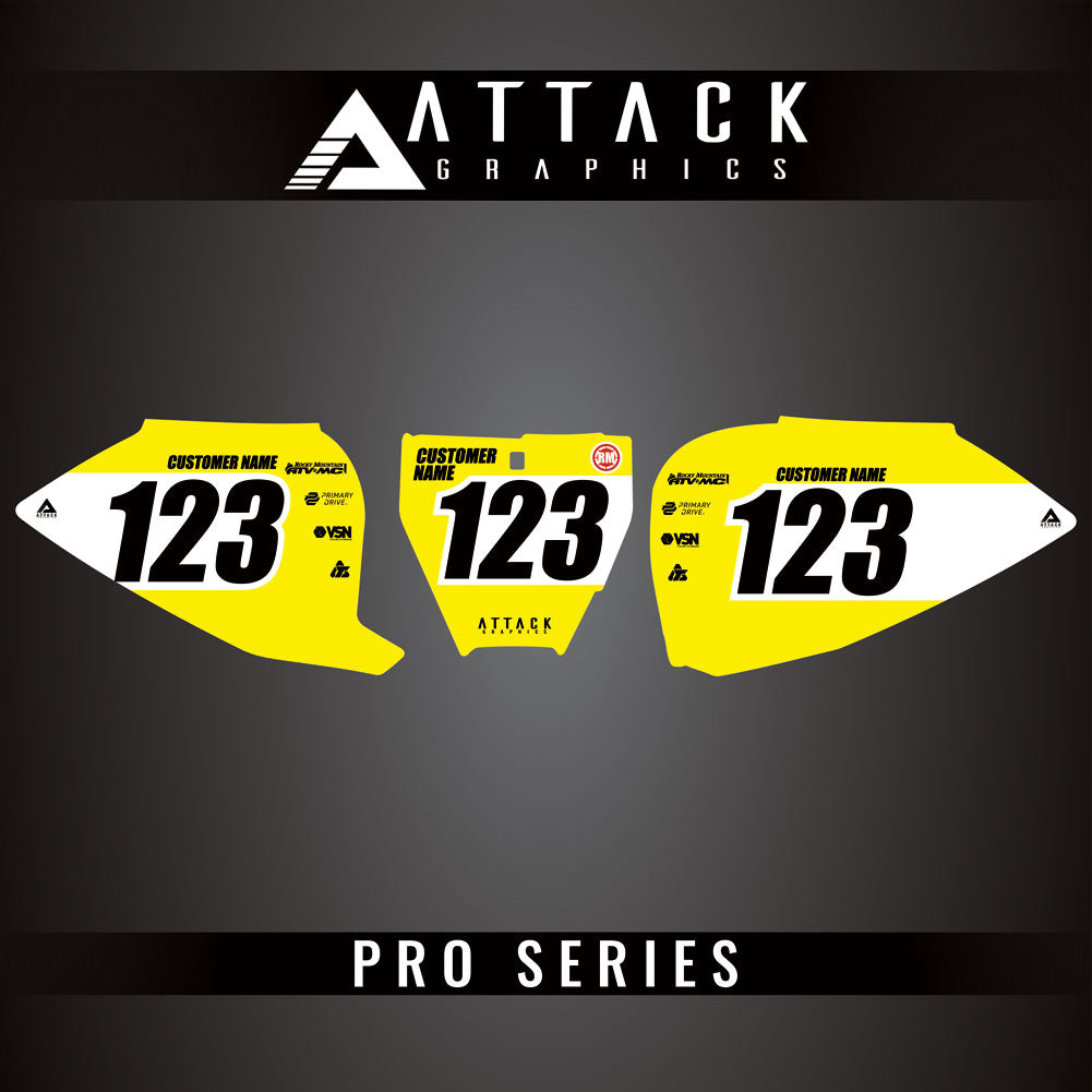 Attack Graphics Pro Series Number Plate Backgrounds#206985-P