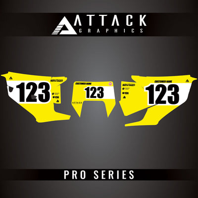 Attack Graphics Pro Series Number Plate Backgrounds#206985-P