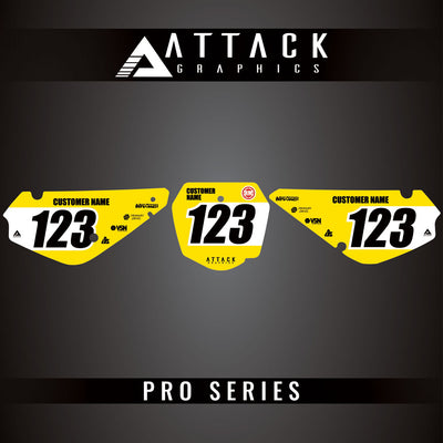 Attack Graphics Pro Series Number Plate Backgrounds#206985-P