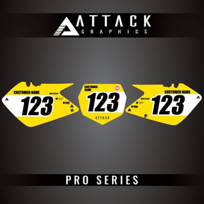 Attack Graphics Pro Series Number Plate Backgrounds#206985-P