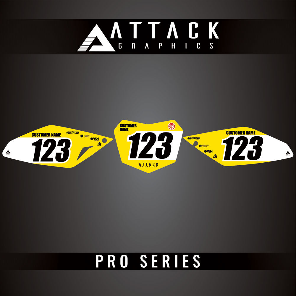 Attack Graphics Pro Series Number Plate Backgrounds#206985-P