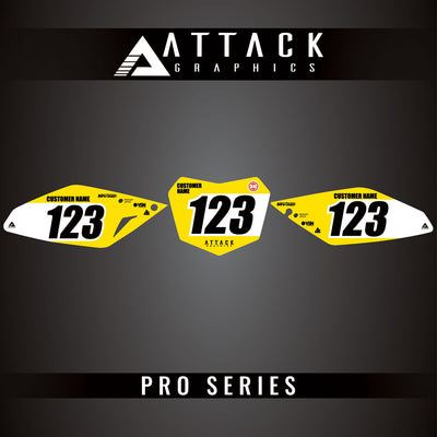 Attack Graphics Pro Series Number Plate Backgrounds#206985-P