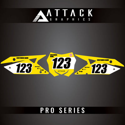 Attack Graphics Pro Series Number Plate Backgrounds#206985-P