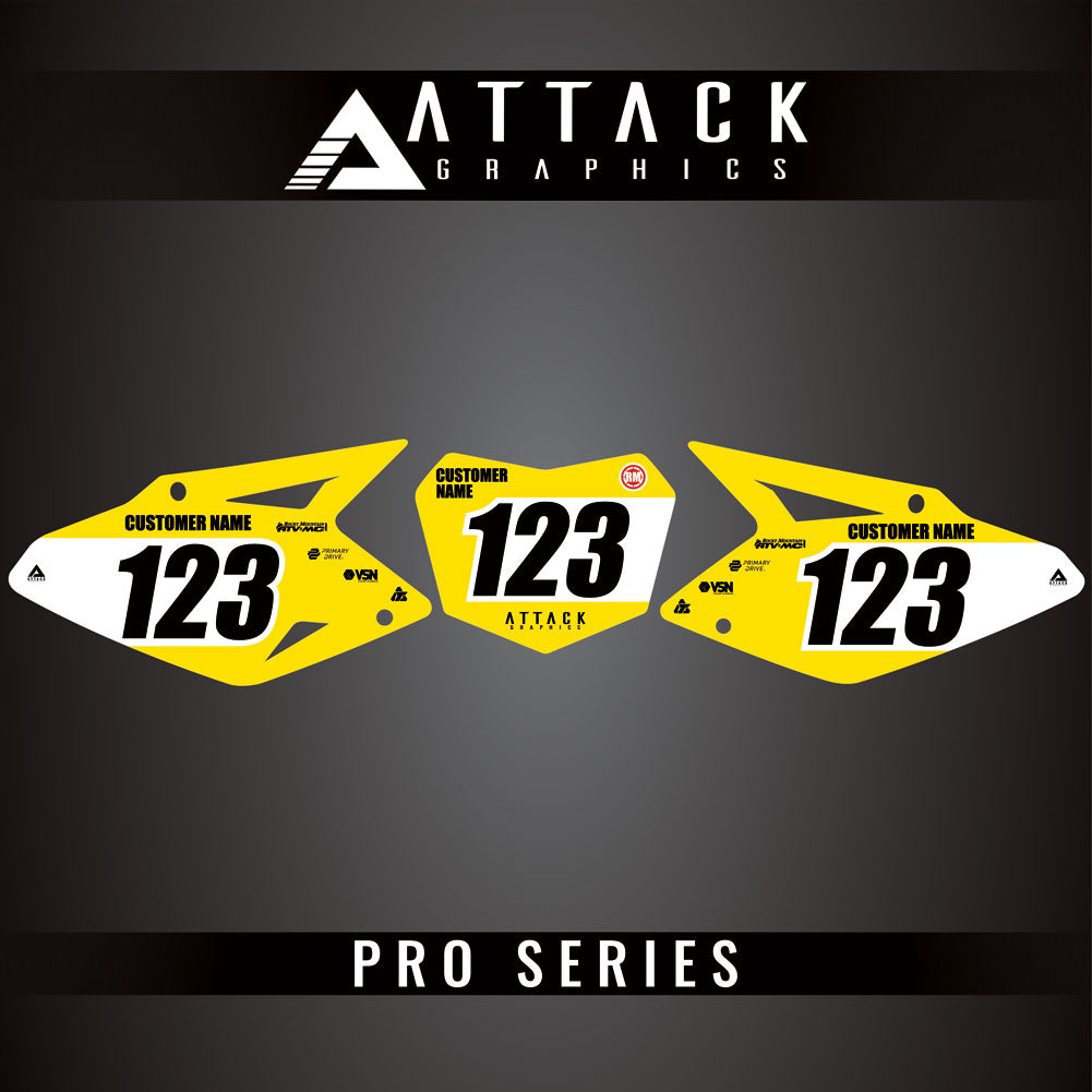 Attack Graphics Pro Series Number Plate Backgrounds#206985-P