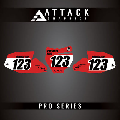 Attack Graphics Pro Series Number Plate Backgrounds#206985-P