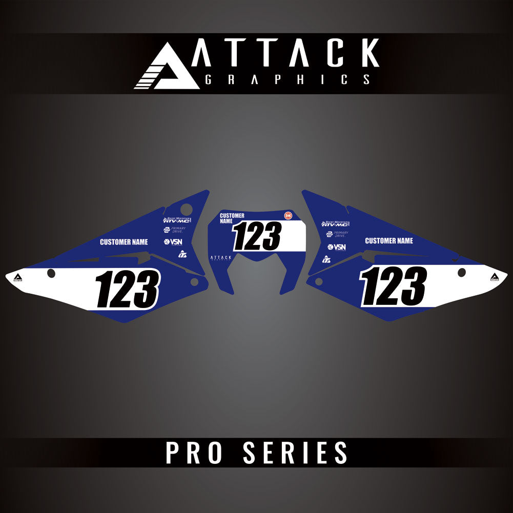 Attack Graphics Pro Series Number Plate Backgrounds#206985-P