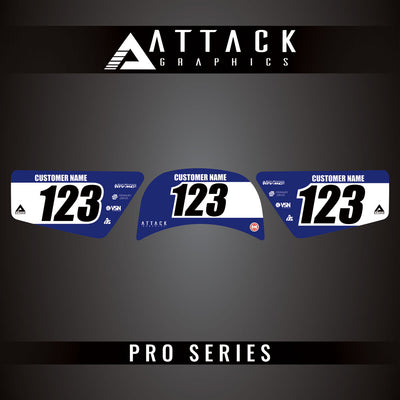 Attack Graphics Pro Series Number Plate Backgrounds#206985-P