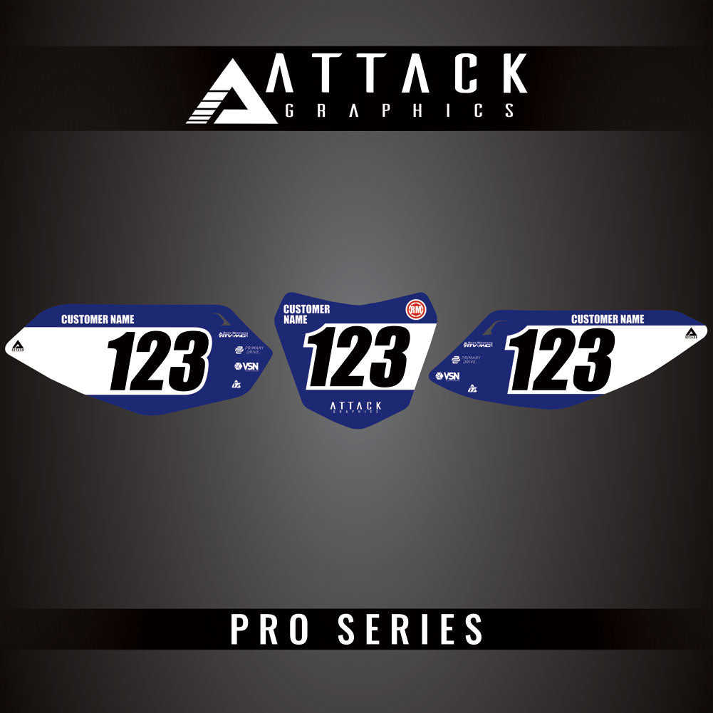 Attack Graphics Pro Series Number Plate Backgrounds#206985-P