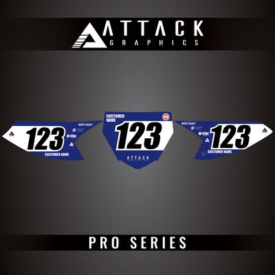 Attack Graphics Pro Series Number Plate Backgrounds#206985-P