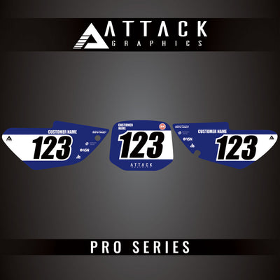 Attack Graphics Pro Series Number Plate Backgrounds#206985-P