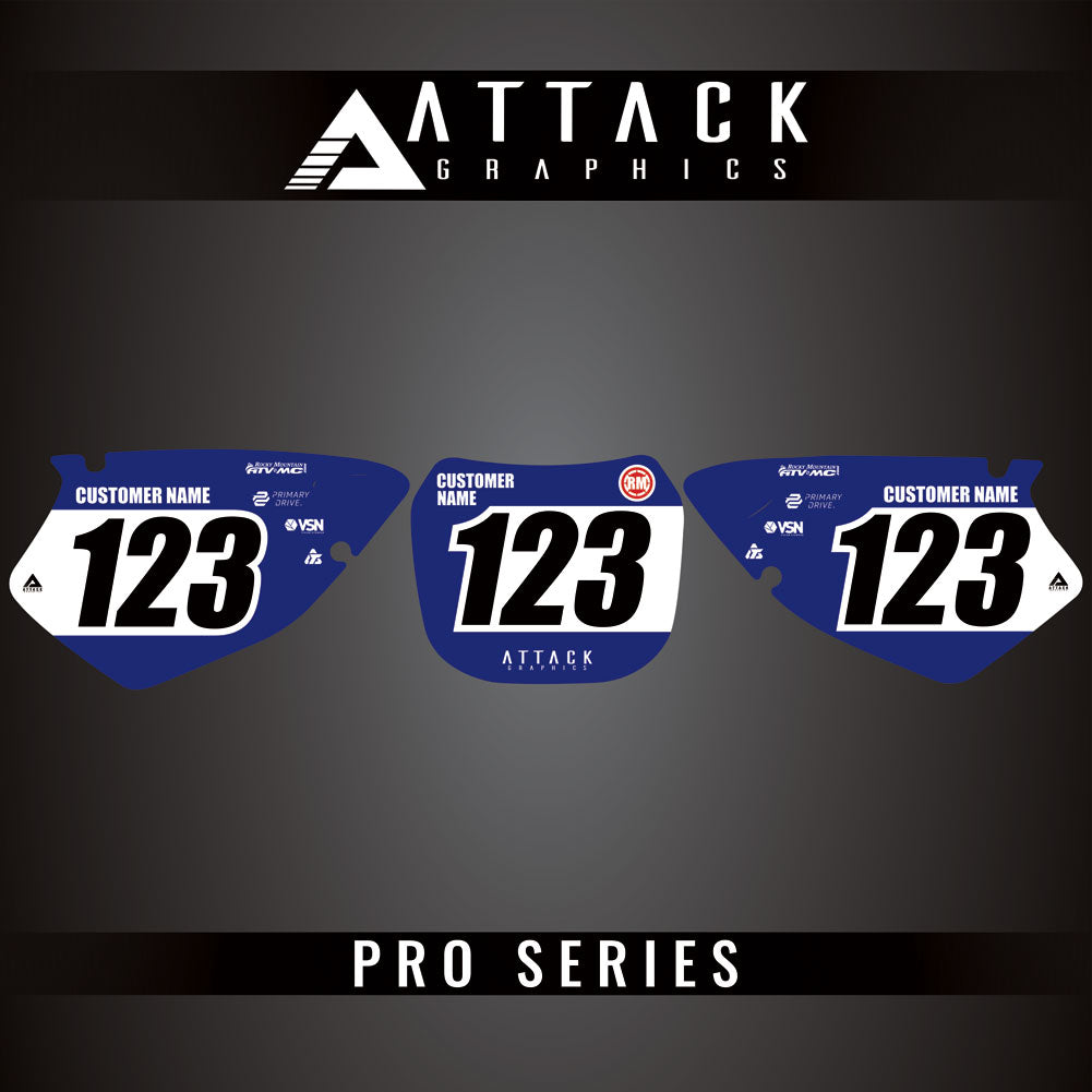 Attack Graphics Pro Series Number Plate Backgrounds#206985-P