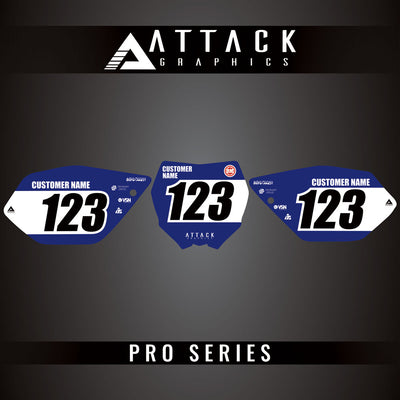 Attack Graphics Pro Series Number Plate Backgrounds#206985-P