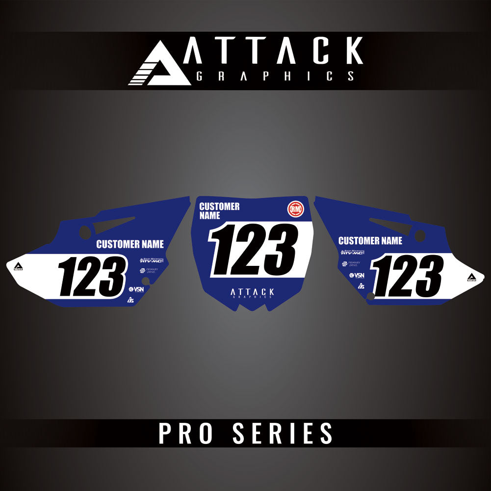 Attack Graphics Pro Series Number Plate Backgrounds#206985-P