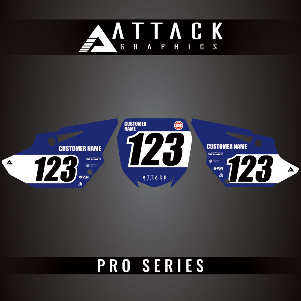 Attack Graphics Pro Series Number Plate Backgrounds#206985-P