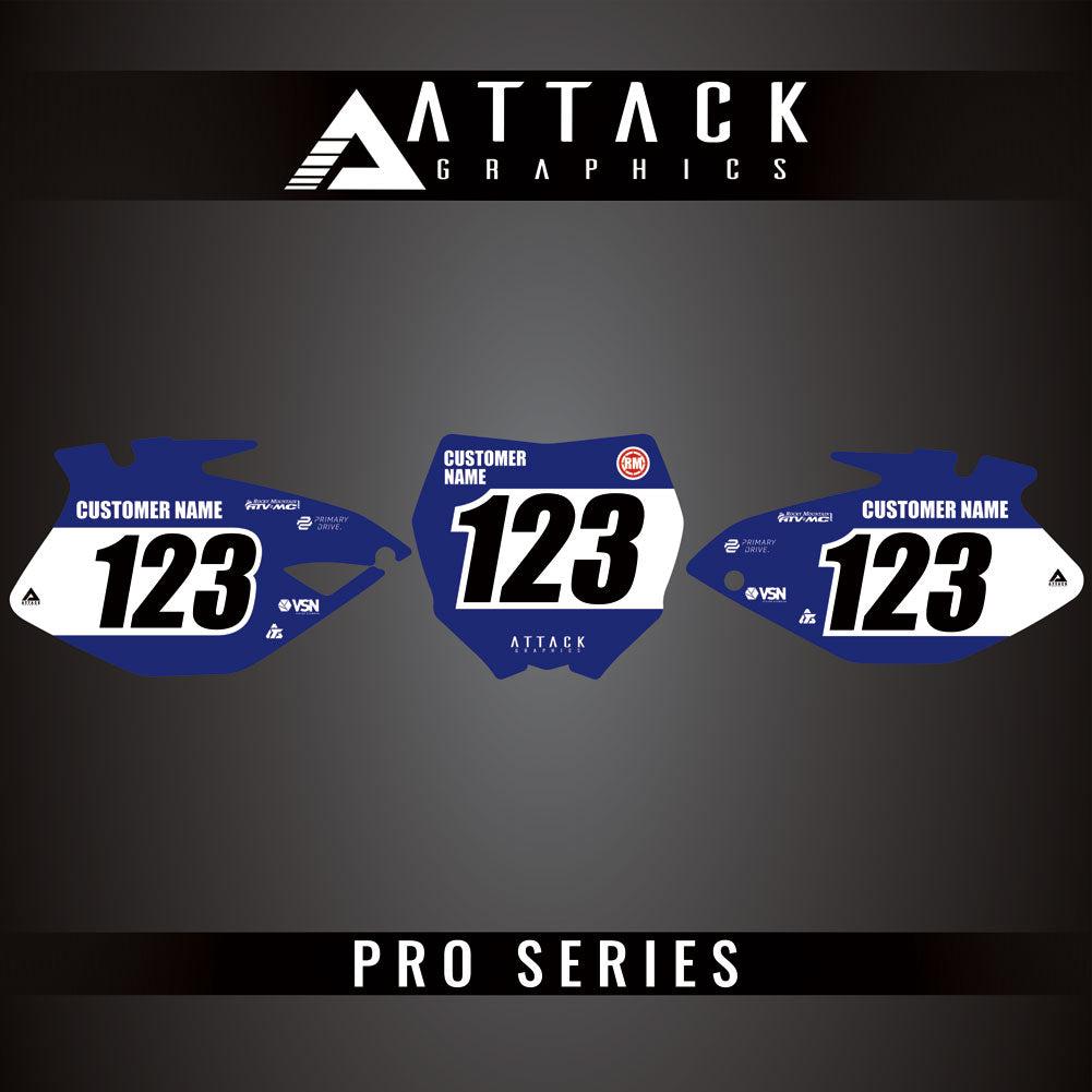 Attack Graphics Pro Series Number Plate Backgrounds#206985-P