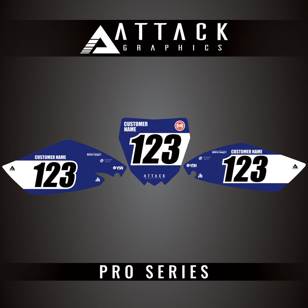 Attack Graphics Pro Series Number Plate Backgrounds#206985-P