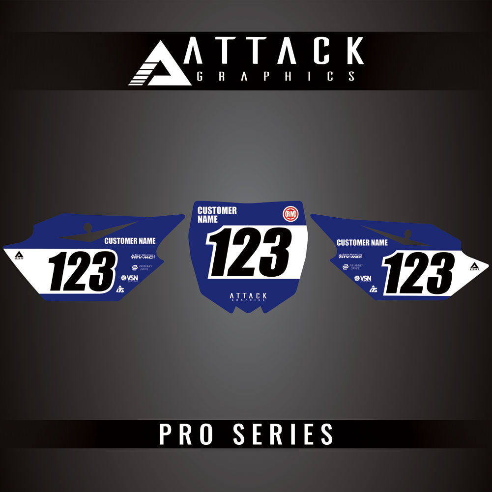 Attack Graphics Pro Series Number Plate Backgrounds#206985-P